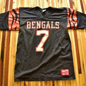 Vintage Bengals 7 Men's T-Shirt Boomer Esiason L